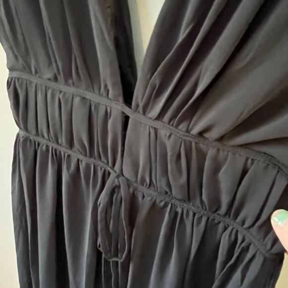 NEW Lulu's I'm All Yours Black Ruffled Maxi‎ Dress- Sz. M - Picture 5 of 10